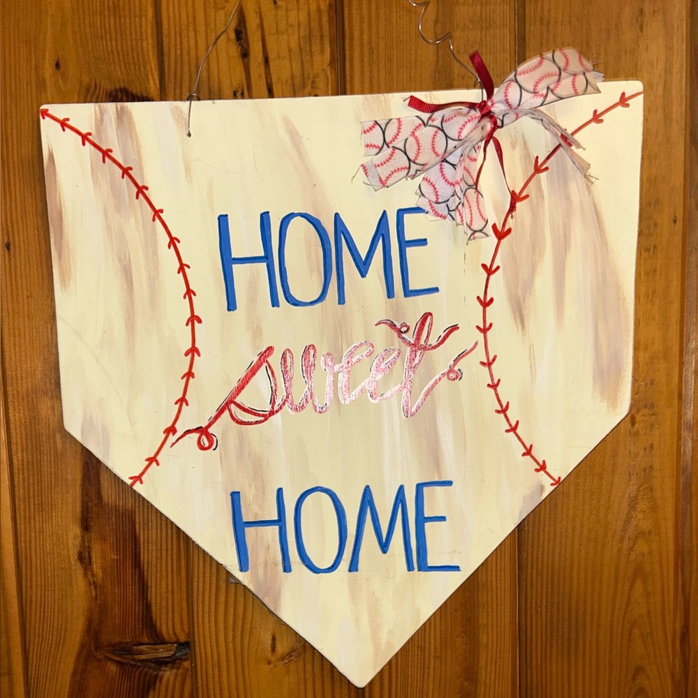 Baseball door hanger